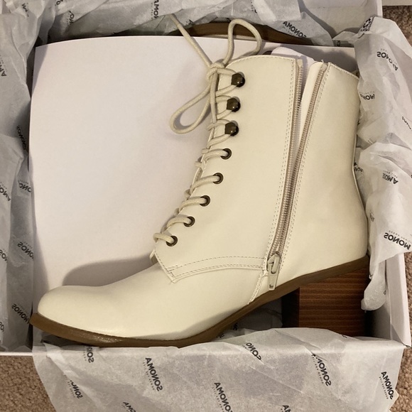 Sonoma Good For Life: Date: Ivory: Heeled Boots - Picture 1 of 9